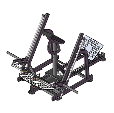 BENT-OVER ROWING MACHINE